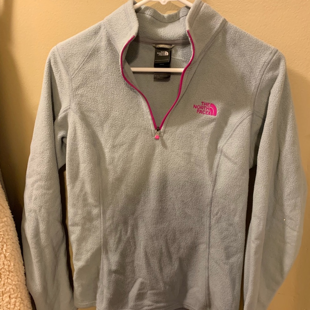 North face fleece half zip